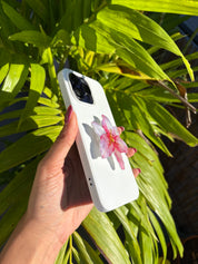 Pink lily adhesive