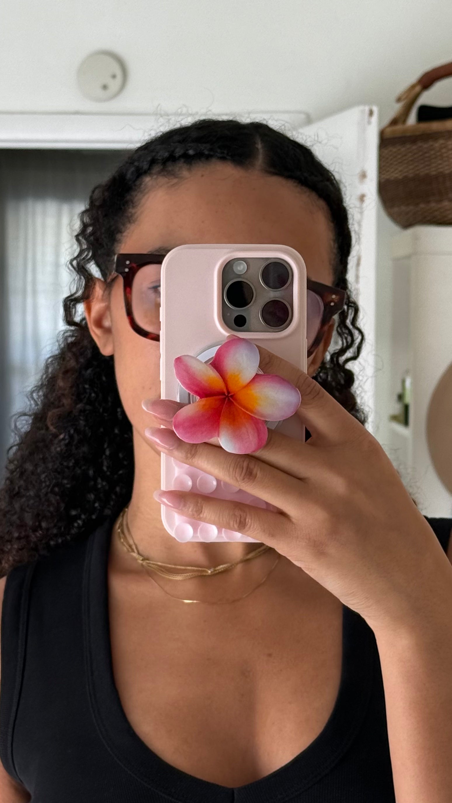 Yellow and Pink Plumeria Magsafe