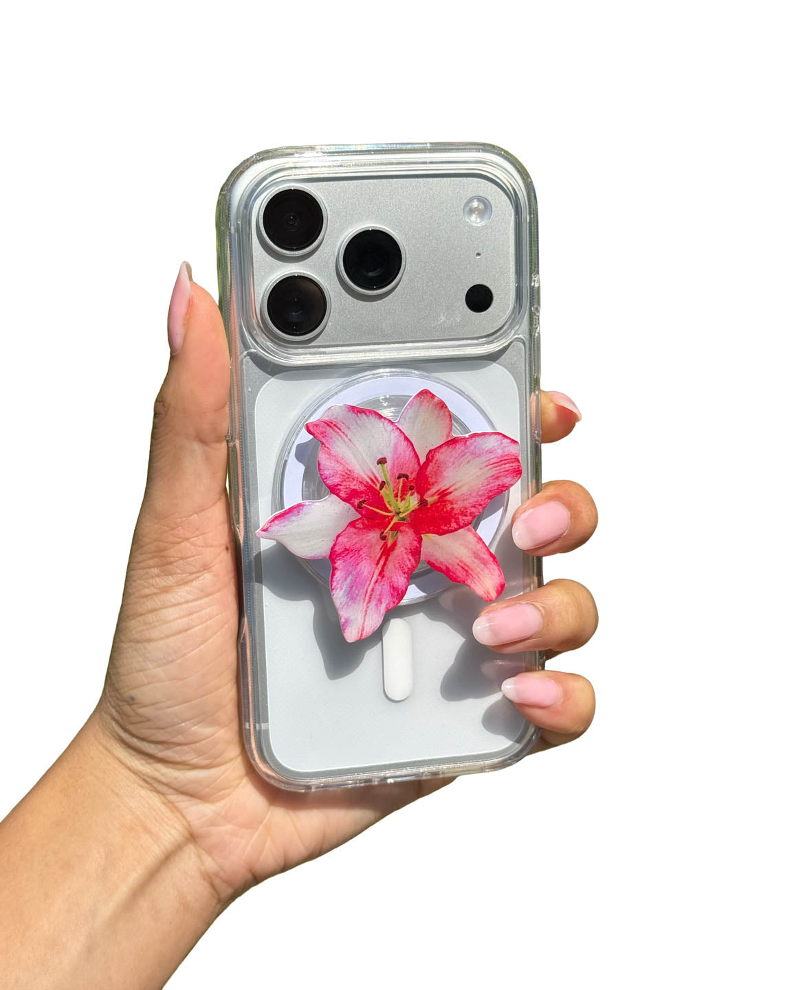 Pink Lily Magsafe │ Untouched Blooms