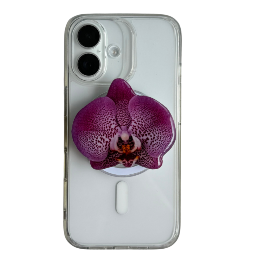 White and purple orchid Magsafe UB