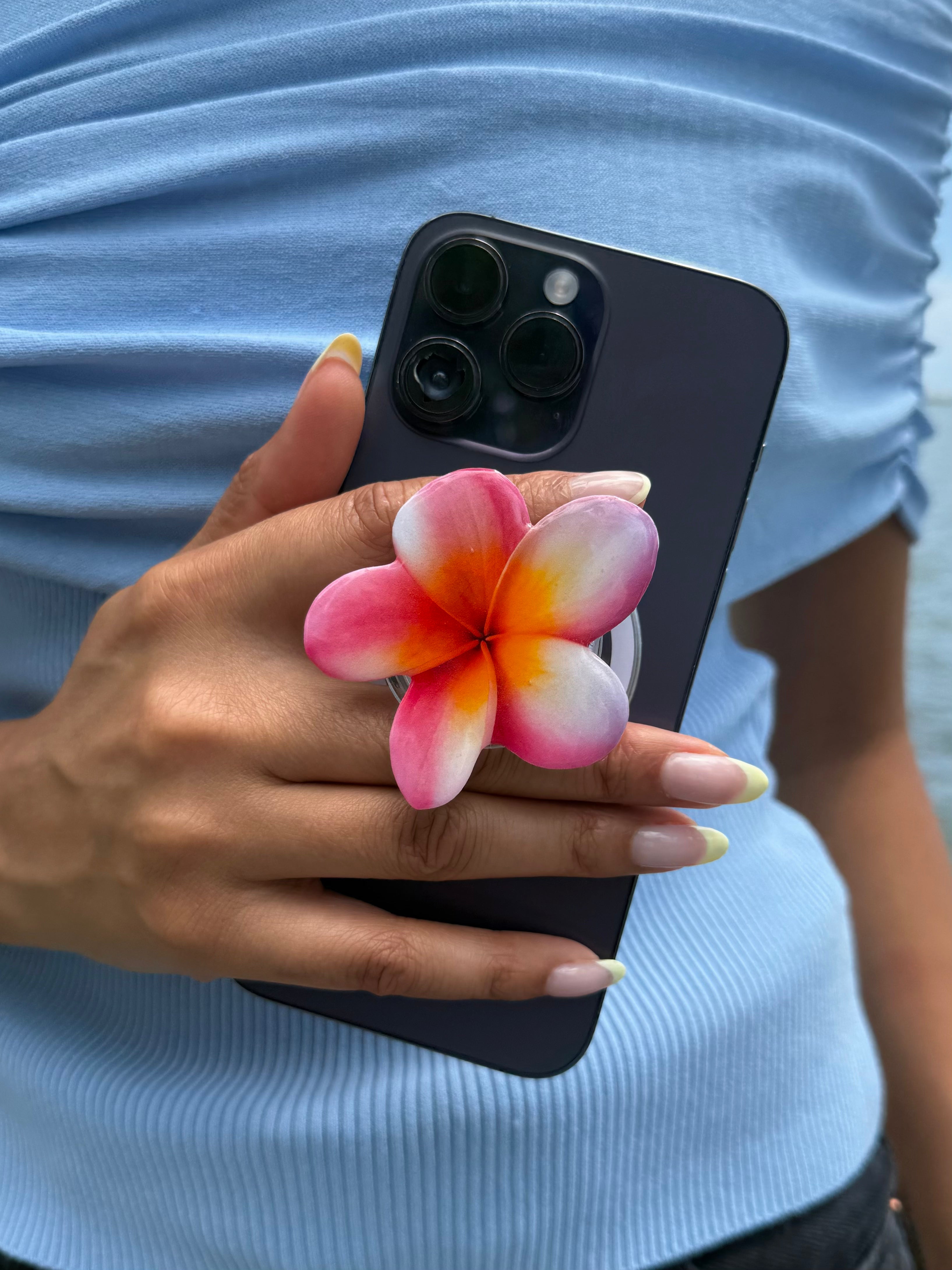 Yellow and Pink Plumeria Magsafe