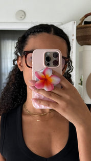 Yellow and Pink Plumeria Magsafe