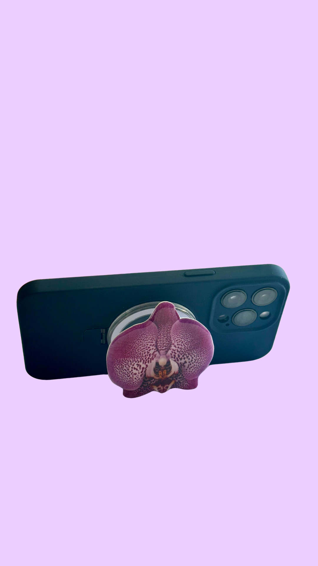 White and purple orchid Magsafe