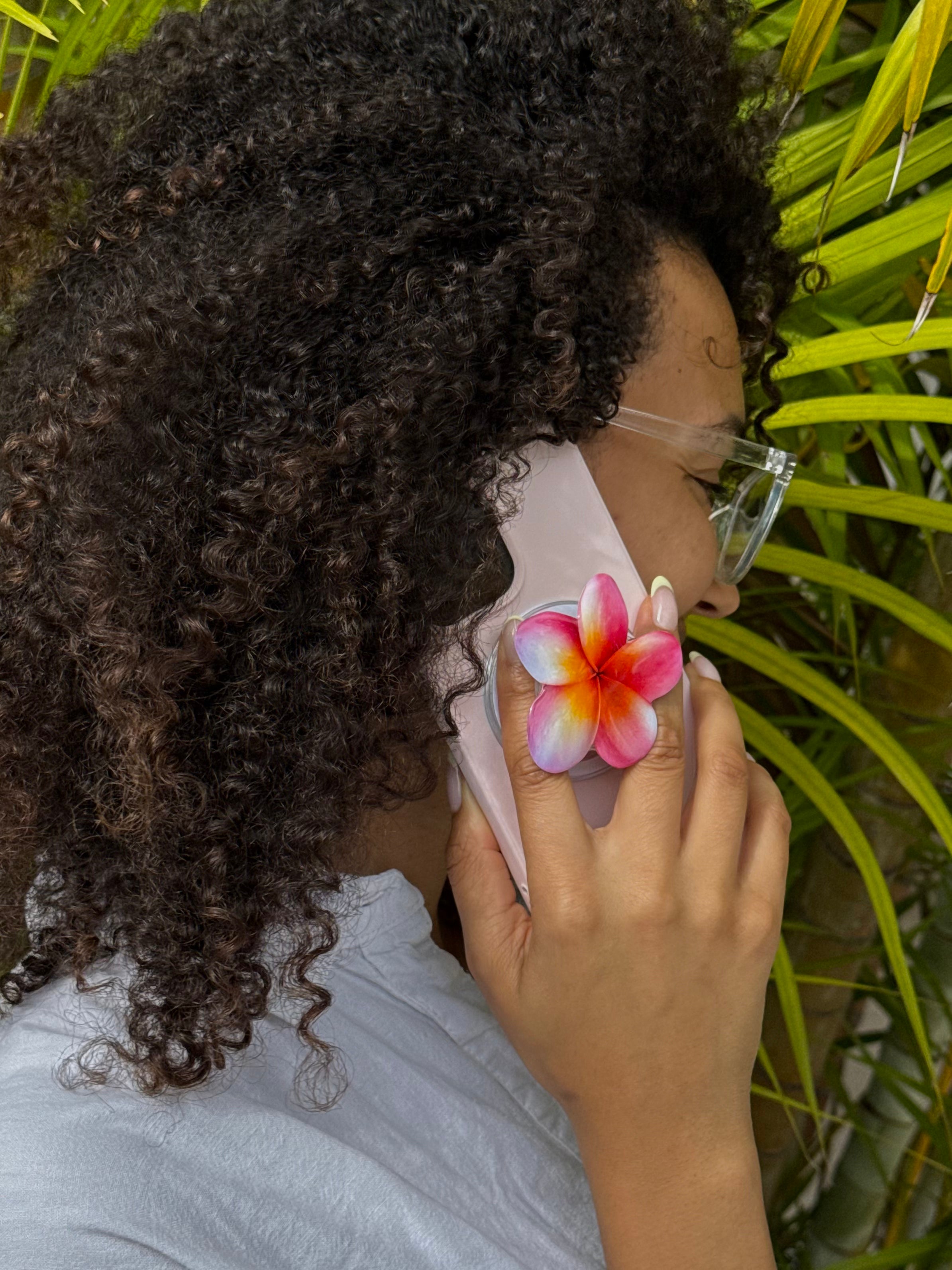 Yellow and Pink Plumeria Magsafe