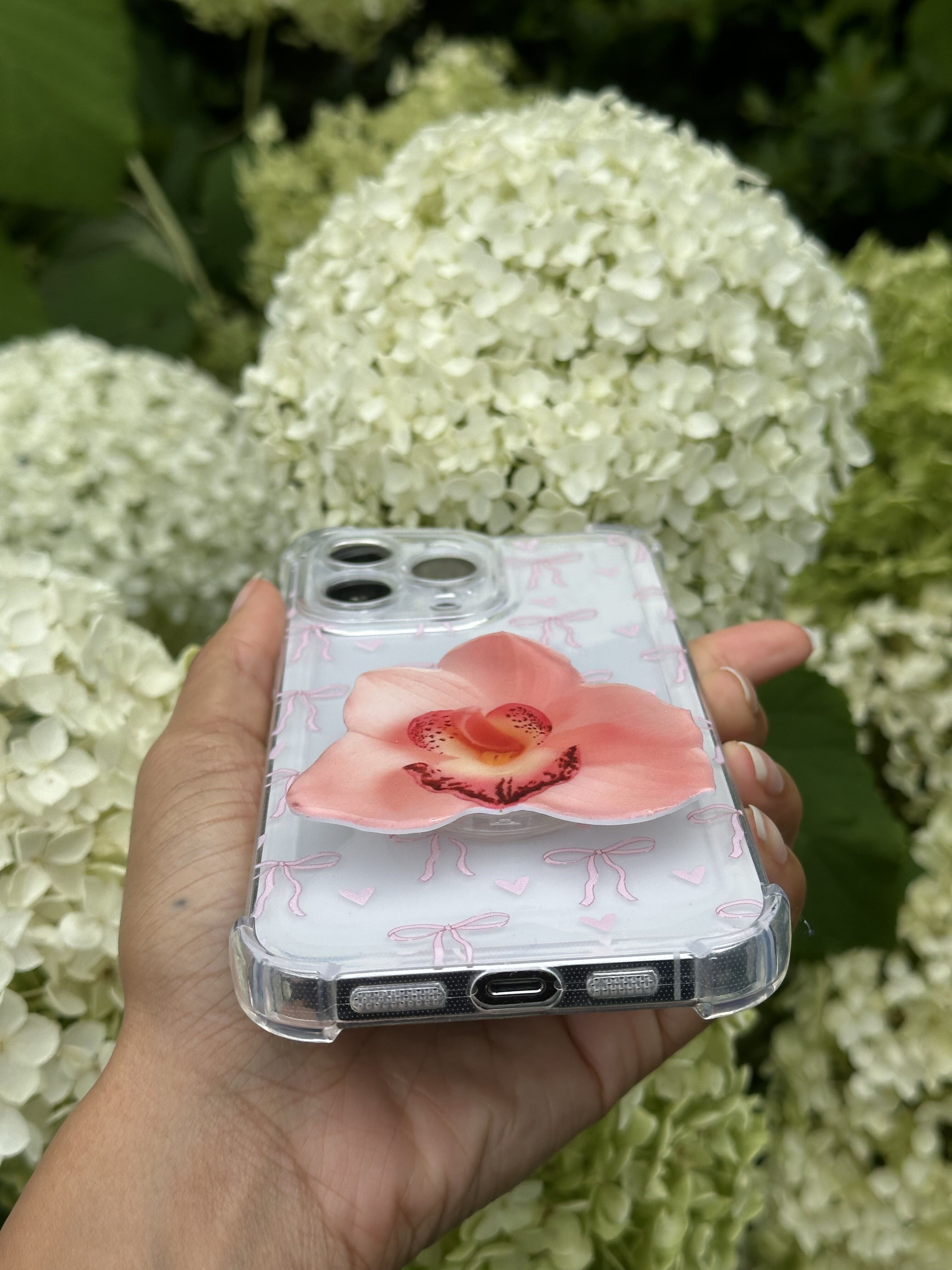 Baby pink blossom adhesive