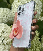 Baby pink blossom adhesive