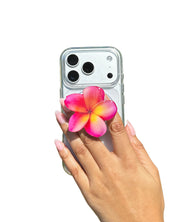 Yellow & Pink Plumeria MagSafe Grip