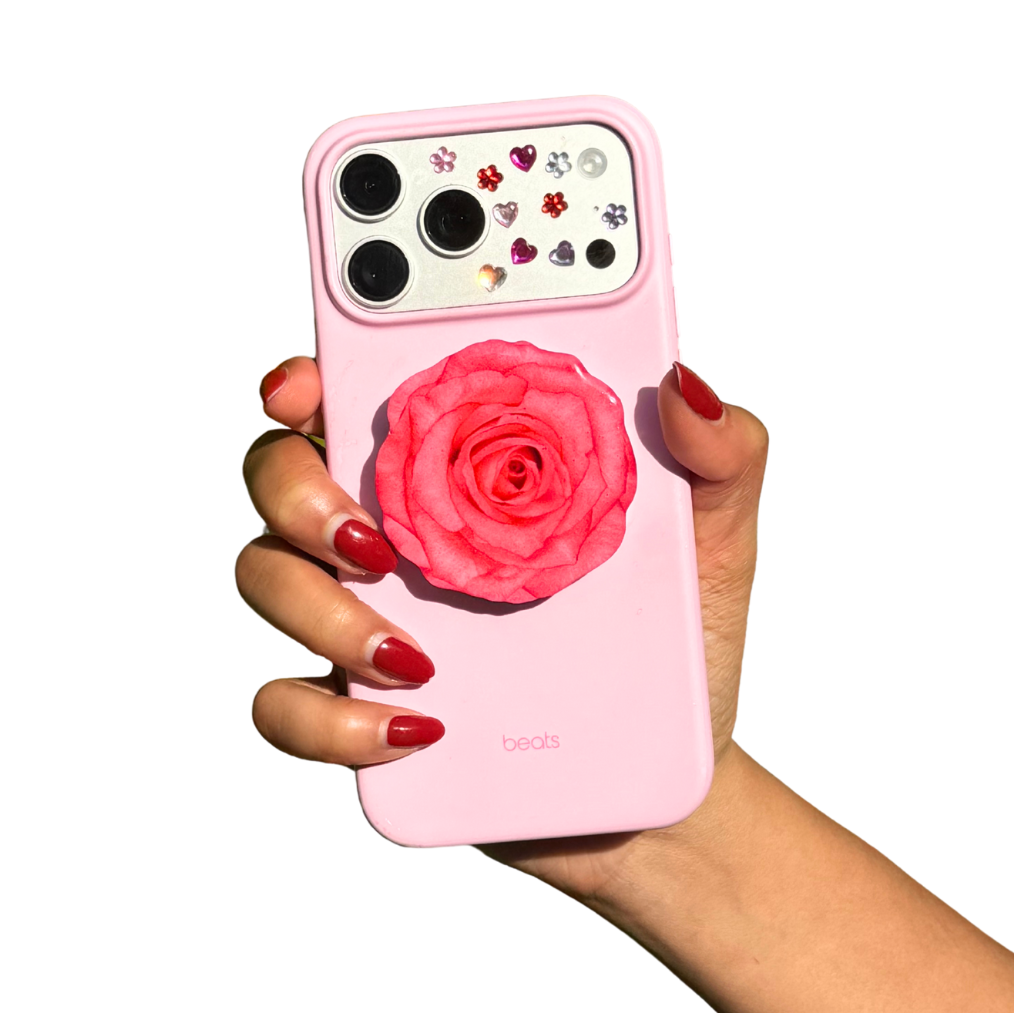 Pink Rose MagSafe Grip