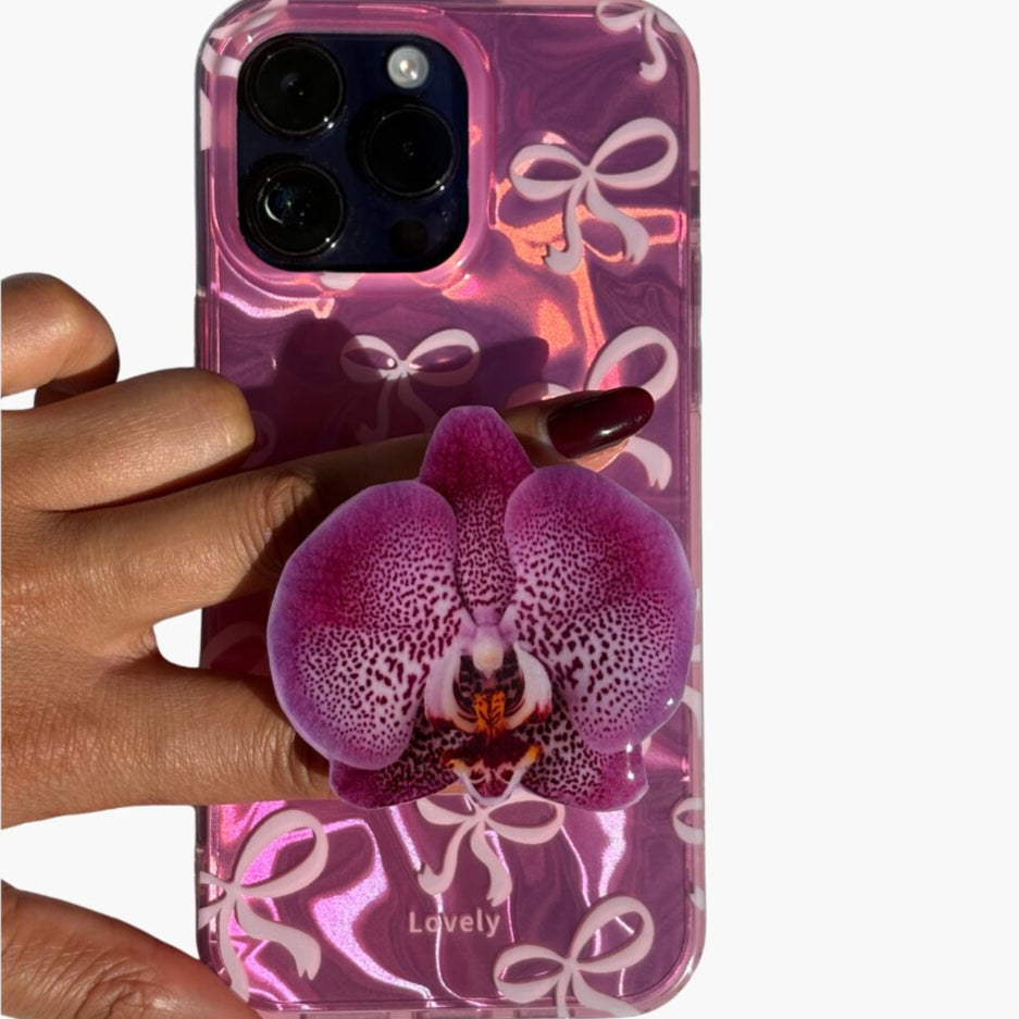 White and purple orchid Magsafe