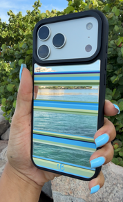 Blue MagSafe Mirrored Case