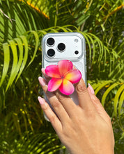 Yellow & Pink Plumeria MagSafe Grip