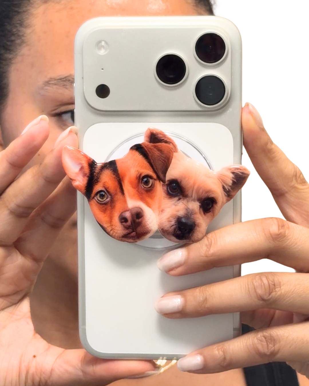 Double Pet Personalized Phone Grip