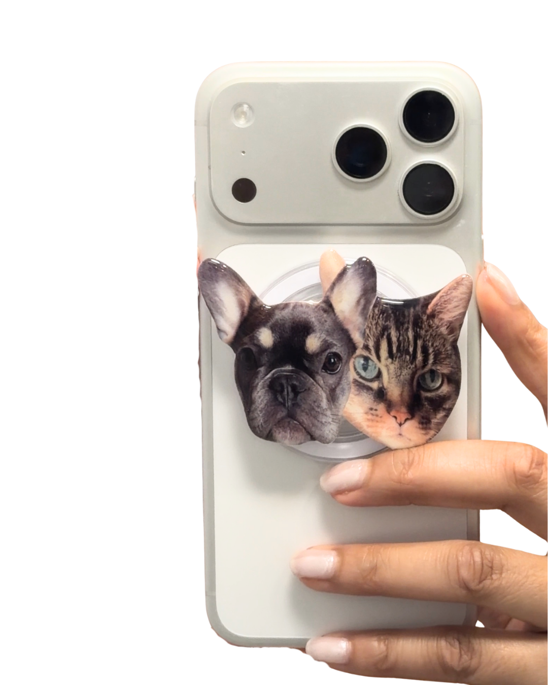 Double Pet Personalized Phone Grip