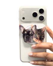 Double Pet Personalized Phone Grip